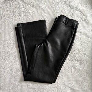 BABATON Boot Cut FAUX Lather Pants